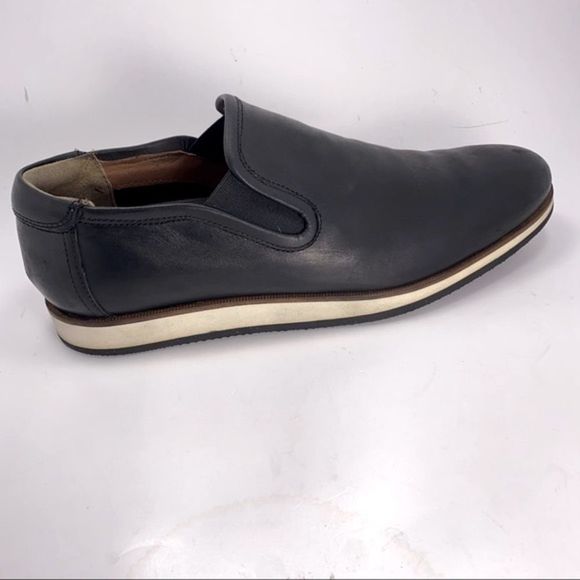 BACCO BUCCI CENTURY II  LEATHER SHEEP SKIN SLIP-ON COLOR BLACK SZ 9.5. - Picture 7 of 12